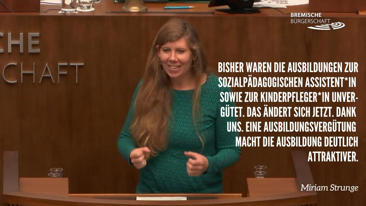 Strunge: Ausbildung, aber gerecht!